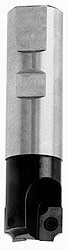 0.07 to 0.125" Cut Radius, 1-1/4" Diam, 5/8" Max Depth, 1-1/4" Shank Diam, Indexable Concave Radius Cutter