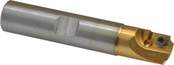 0.07 to 0.125" Cut Radius, 3/4" Diam, 5/8" Max Depth, 3/4" Shank Diam, Indexable Concave Radius Cutter