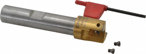 0.07 to 0.13" Cut Radius, 1" Diam, 5/8" Max Depth, 3/4" Shank Diam, Indexable Convex Radius Cutter