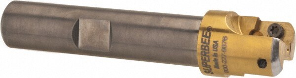 0.14 to 0.19" Cut Radius, 1" Diam, 5/8" Max Depth, 3/4" Shank Diam, Indexable Convex Radius Cutter