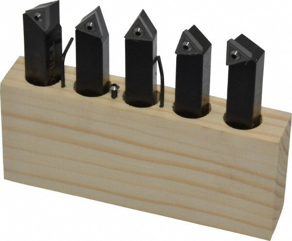 3/8" Shank Square Indexable Insert Tool Bit Set