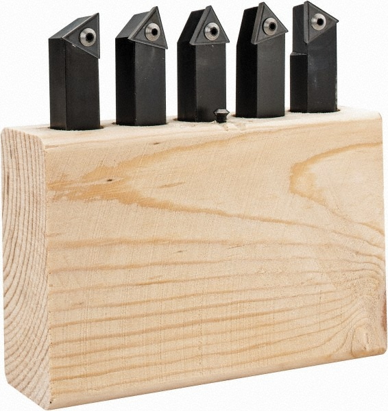 1/2" Shank Square Indexable Insert Tool Bit Set