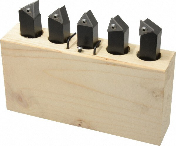 5/8" Shank Square Indexable Insert Tool Bit Set