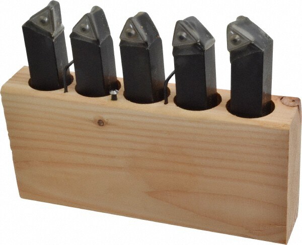 3/4" Shank Square Indexable Insert Tool Bit Set