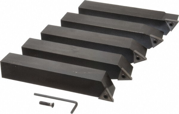 1" Shank Square Indexable Insert Tool Bit Set