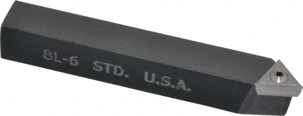 3/8" Shank Square Left Hand Lead Angle Facing Indexable Insert Tool Bit