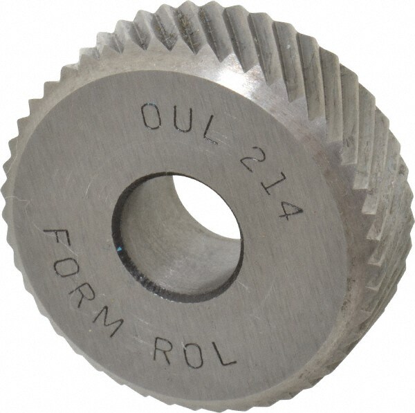 3/8 Inch Face Width, 1 Inch Diameter, High Speed Steel Knurl Wheel Set