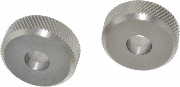 3/8 Inch Face Width, 1 Inch Diameter, High Speed Steel Knurl Wheel Set