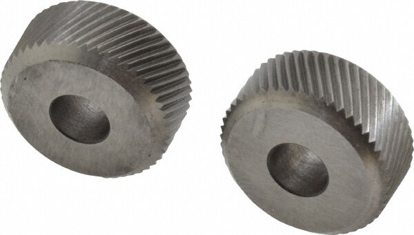 1/4 Inch Face Width, 3/4 Inch Diameter, Cobalt Knurl Wheel Set