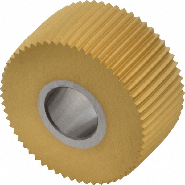 Made in USA Convex Knurl Wheel 3/4" Dia, 90 ° Tooth Angle, 25 TPI