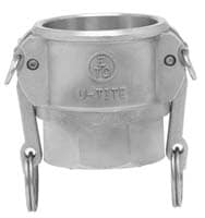 Cam & Groove Coupling: 1-1/2"