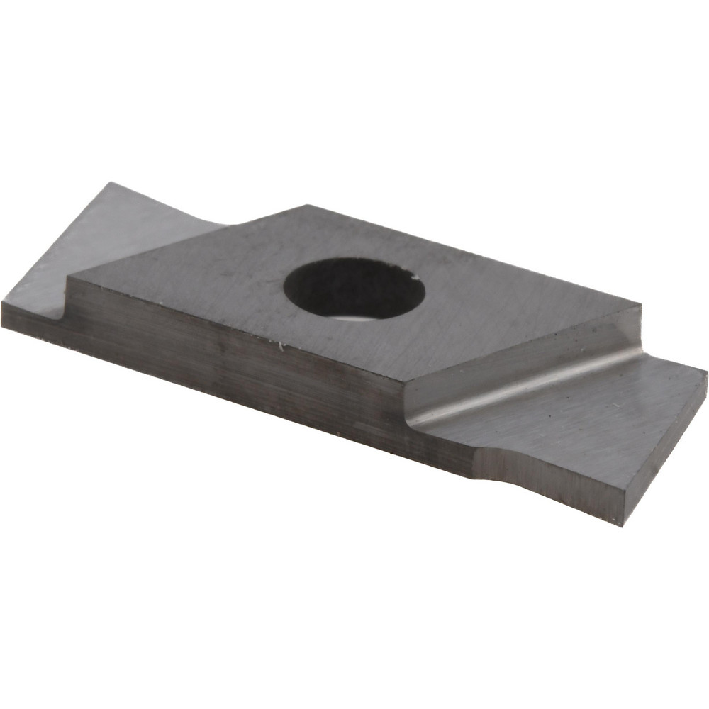 Cutoff Insert: GIE-7-GP-1.0 L-N C2, Carbide, 1 mm Cutting Width
