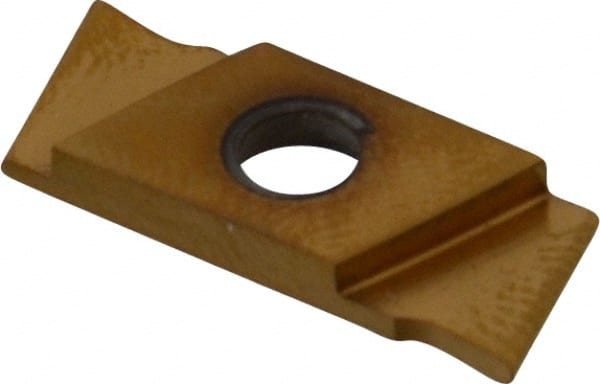 NIKCOLE MINI-SYSTEMS GIE7GR1.0LGOLD Grooving Insert: GIEGR, Solid Carbide 