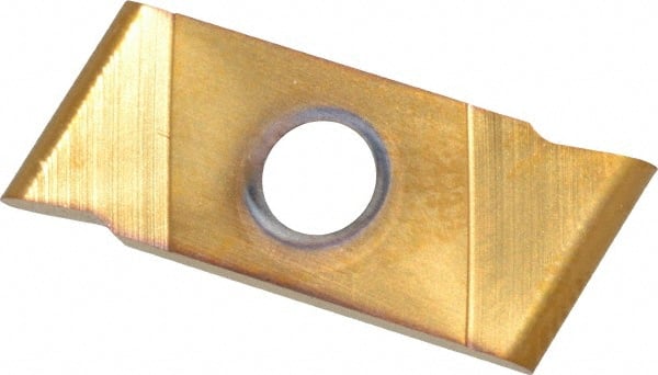 NIKCOLE MINI-SYSTEMS GIE7GR2.0R GOLD Grooving Insert: GIEGR, Solid Carbide 