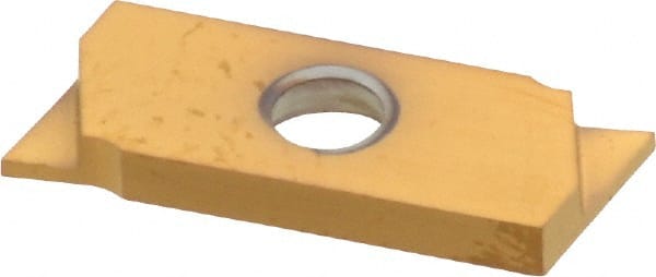 NIKCOLE MINI-SYSTEMS GIE7SG0.7R GOLD Grooving Insert: GIESG, Solid Carbide 