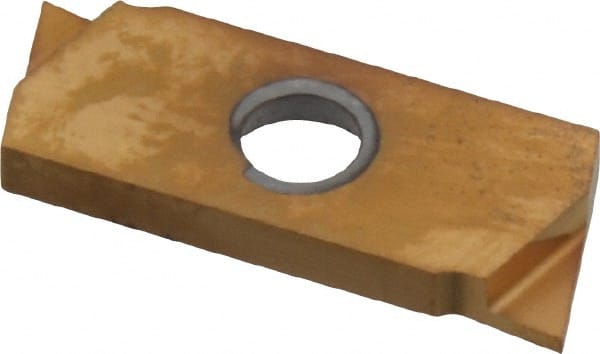 NIKCOLE MINI-SYSTEMS GIE7SG0.7L GOLD Grooving Insert: GIESG, Solid Carbide 