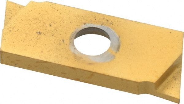 NIKCOLE MINI-SYSTEMS GIE7SG0.8L GOLD Grooving Insert: GIESG, Solid Carbide 