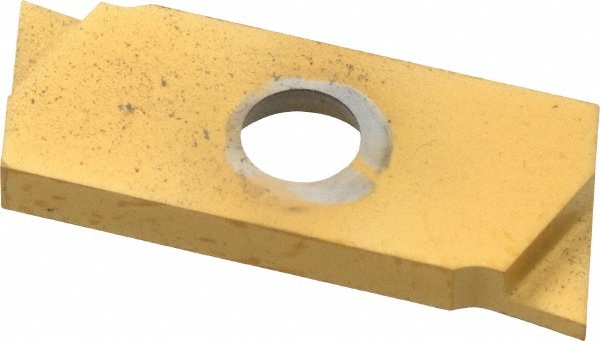 NIKCOLE MINI-SYSTEMS GIE7SG0.8L GOLD Grooving Insert: GIESG, Solid Carbide Image