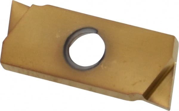 NIKCOLE MINI-SYSTEMS GIE7SG0.9LGOLD Grooving Insert: GIESG, Solid Carbide 