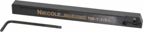 NIKCOLE MINI-SYSTEMS THE-7-3/8LH.375 External Left Hand Indexable Grooving/Cutoff Toolholder 