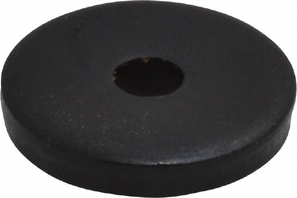 8" Screw Fend Flat Washer: Case Hardened Steel, Black Oxide Finish