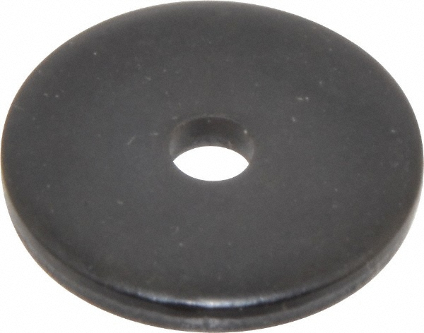 10" Screw Fend Flat Washer: Case Hardened Steel, Black Oxide Finish