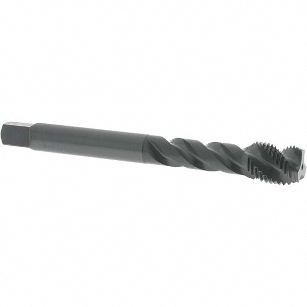 OSG 2292101 Spiral Flute Tap: M12 x 1.25, Metric Fine, 3 Flute, Modified Bottoming, 6H Class of Fit, Vanadium High Speed Steel, Oxide Finish Image