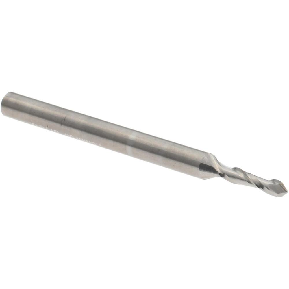 Drill Mill: 2 Flutes, 90 ° Point, Solid Carbide