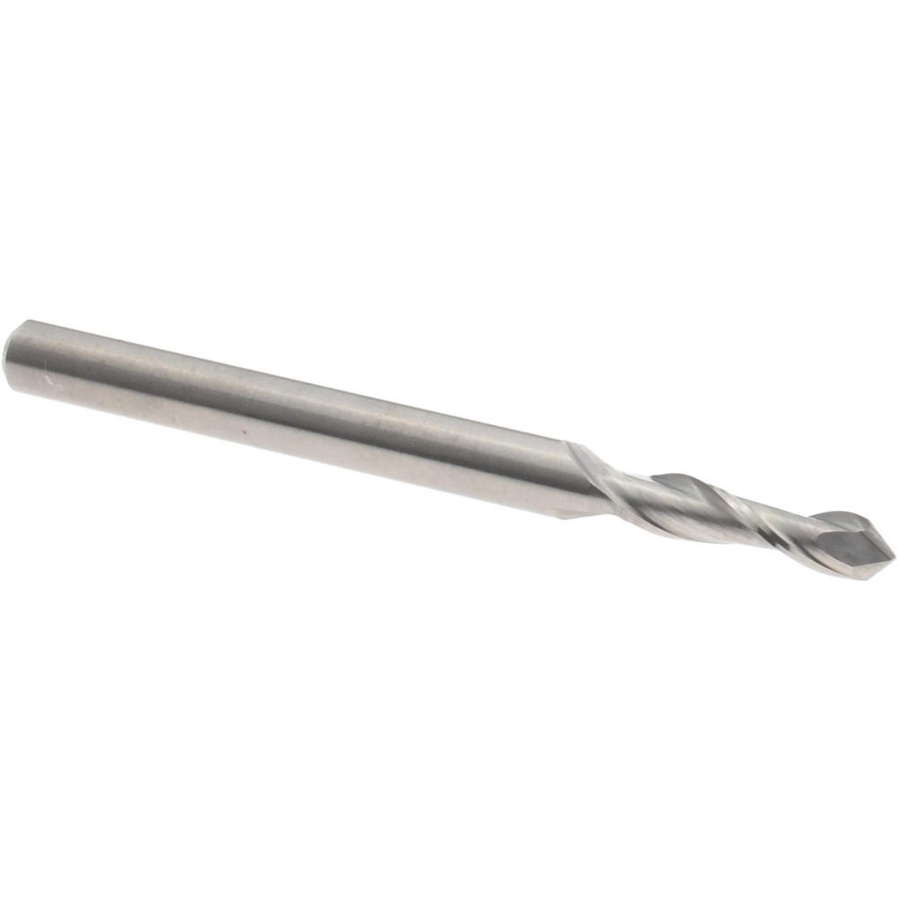Drill Mill: 2 Flutes, 90 ° Point, Solid Carbide