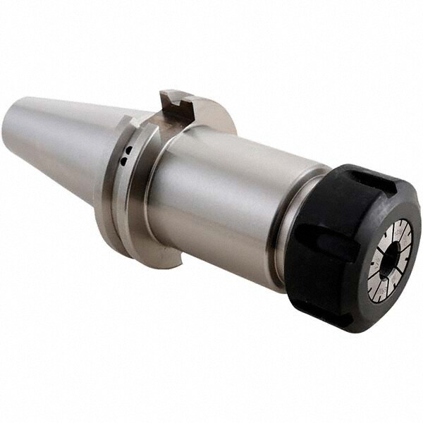 Collet Chuck: 0.406" Capacity, ER Collet, Taper Shank