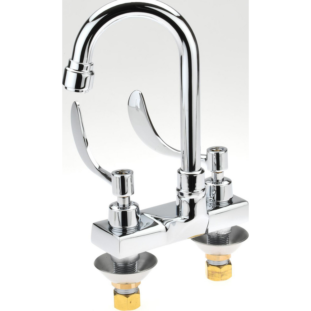 Speakman Waschtischarmatur Commander – Poliertes Chrom, 0,5 GPM, Mit Handgelenk-Griffen, ADA-konform