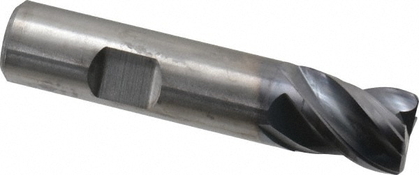 Kennametal 4067253 Corner Radius End Mill: 5/8" Dia, 3/4" LOC, 0.06" Radius, 4 Flutes, Solid Carbide Image