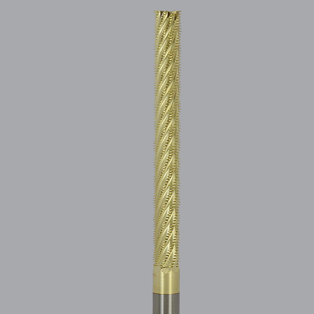 Spiral Router Bit: 0.5" Dia, 4.5" LOC, 1/2" Shank Dia, Spiral