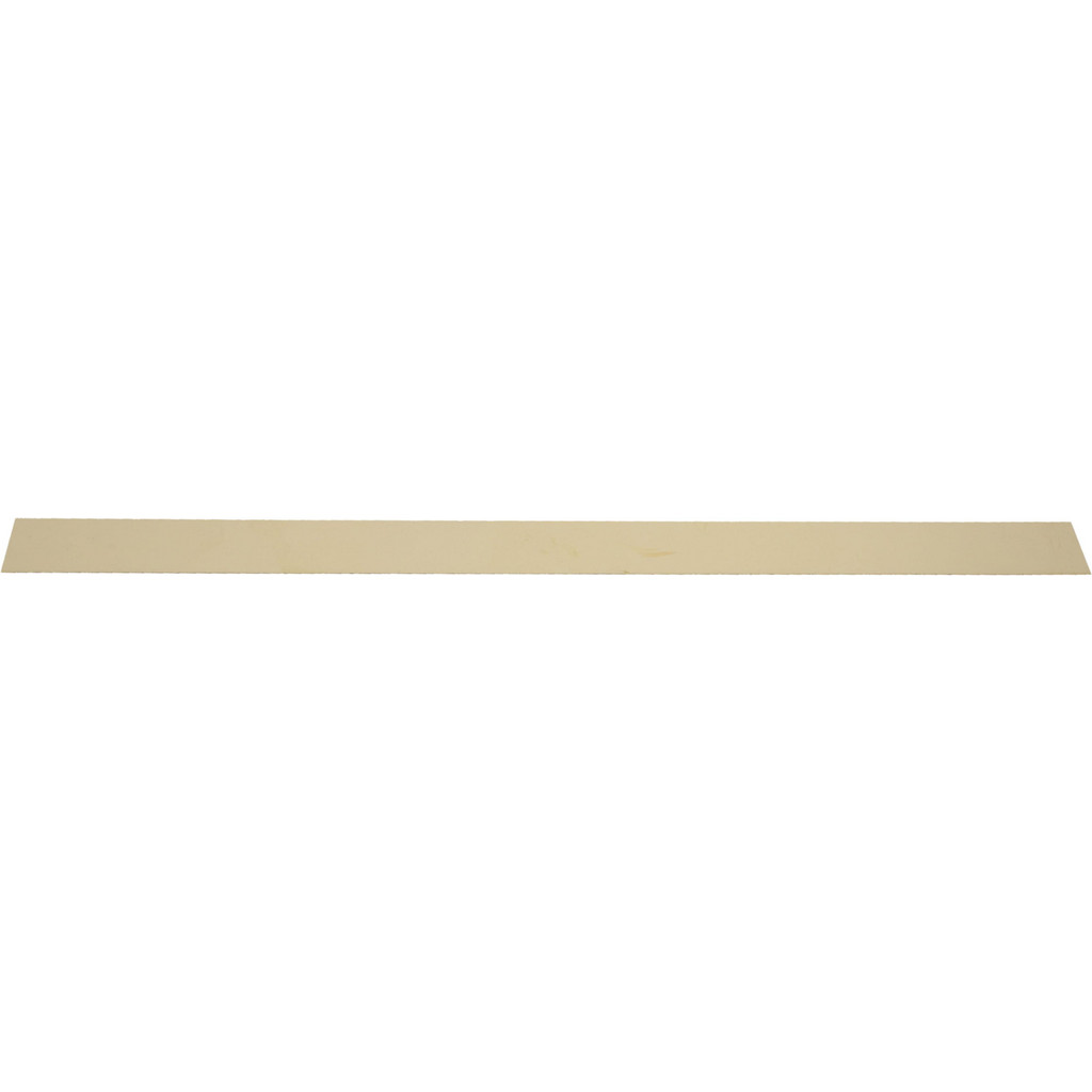Made in USA | Value Collection 0.016 Inch Thick x 1 Inch Wide x 12 Inch Long, Brass Strip - Alloy 260 | Part #8232