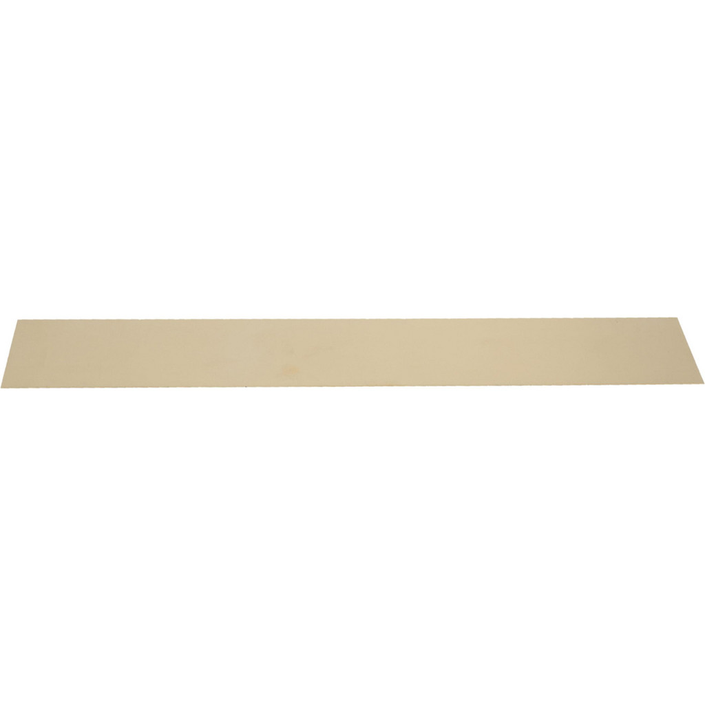 Made in USA | Value Collection 0.025 Inch Thick x 2 Inch Wide x 12 Inch Long, Brass Strip - Alloy 260 | Part #8239
