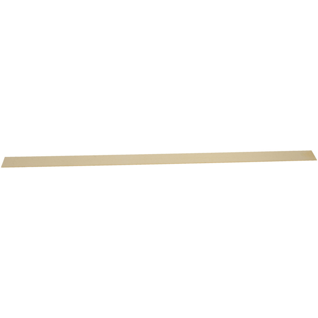 Made in USA | Value Collection 0.032 Inch Thick x 3/4 Inch Wide x 12 Inch Long, Brass Strip - Alloy 260 | Part #8243