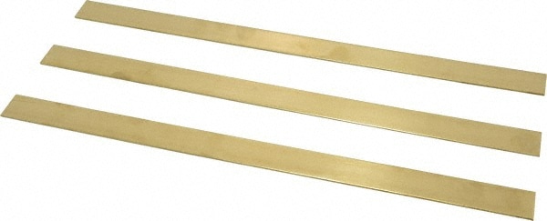 Made In Usa 0064 Inch Thick X 34 Inch Wide X 12 Inch Long Brass Strip 78800968 Msc 7309