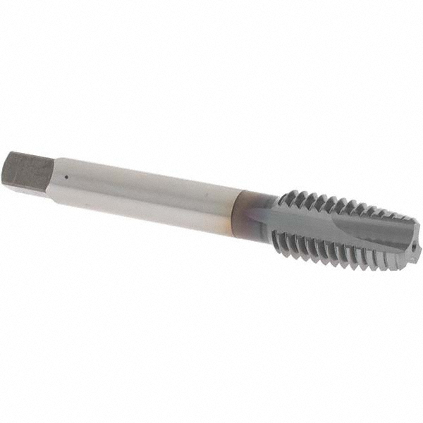 OSG 1701608 Spiral Point Tap: 1/2-13, UNC, 3 Flutes, Plug, 2B, Powdered Metal, TiCN Finish Image