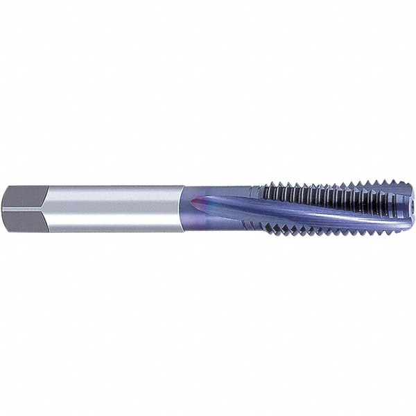 OSG 1703108 Spiral Flute Tap: #10-32, UNF, 3 Flute, Modified Bottoming, 3B Class of Fit, Powdered Metal, TICN Finish Image