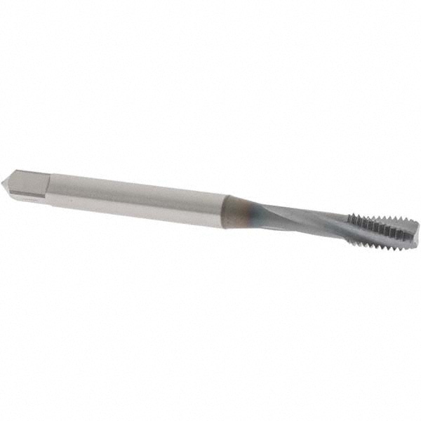 OSG 1703208 Spiral Flute Tap: #10-32, UNF, 3 Flute, Modified Bottoming, Powdered Metal, TICN Finish Image