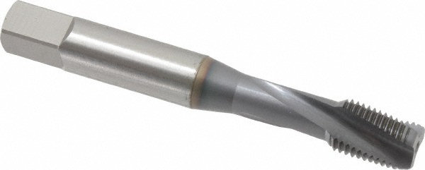 OSG 1704508 Spiral Flute Tap: 3/8-24, UNF, 3 Flute, Modified Bottoming, Powdered Metal, TICN Finish Image