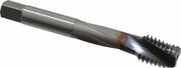 OSG 1704908 Spiral Flute Tap: 1/2-13, UNC, 3 Flute, Modified Bottoming, 2B Class of Fit, Powdered Metal, TICN Finish Image