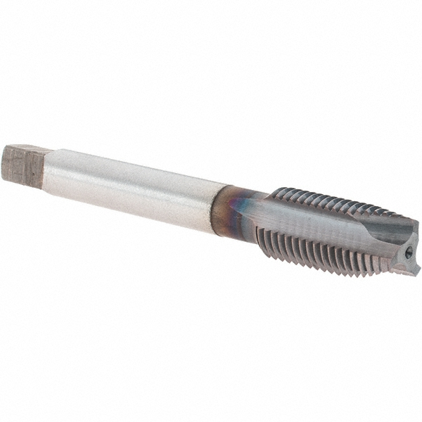 OSG 1738608 Spiral Point Tap: 7/16-20, UNF, 3 Flutes, Plug, Vanadium High Speed Steel, TiCN Finish Image