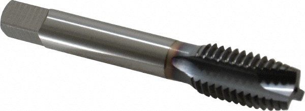 OSG 1738908 Spiral Point Tap: 5/8-11, UNC, 3 Flutes, Plug, 2B, Vanadium High Speed Steel, TiCN Finish Image