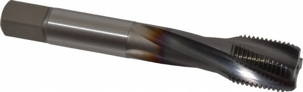 OSG 1753708 Spiral Flute Tap: 5/8-18, UNF, 4 Flute, Modified Bottoming, 3B Class of Fit, Powdered Metal, TICN Finish Image