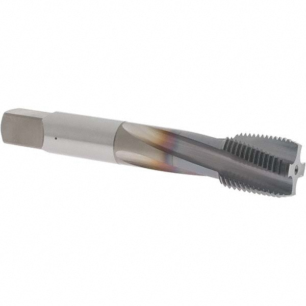 OSG 1753908 Spiral Flute Tap: 3/4-16, UNF, 4 Flute, Modified Bottoming, 3B Class of Fit, Powdered Metal, TICN Finish Image