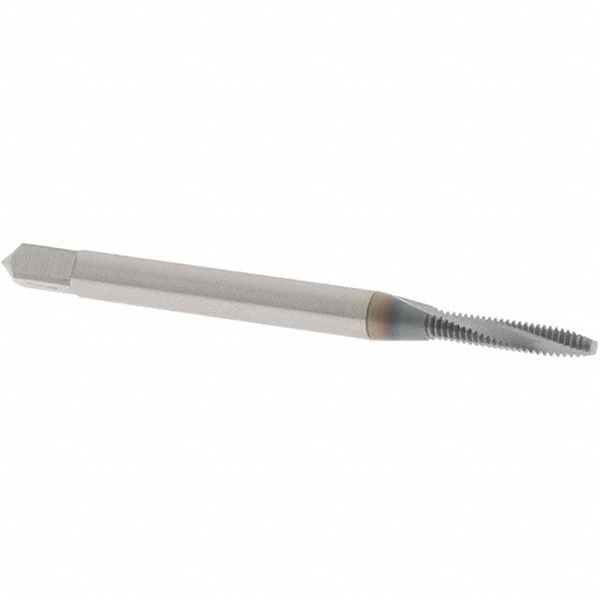 OSG 1754008 Spiral Flute Tap: #2-56, UNC, 2 Flute, Modified Bottoming, 2B Class of Fit, Powdered Metal, TICN Finish Image