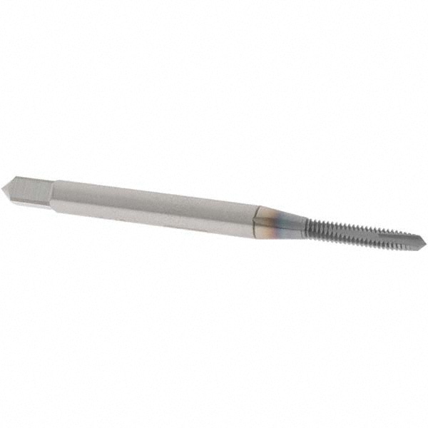 OSG 1759008 Spiral Point Tap: #2-56, UNC, 2 Flutes, Plug, 2B, Powdered Metal, TiCN Finish Image