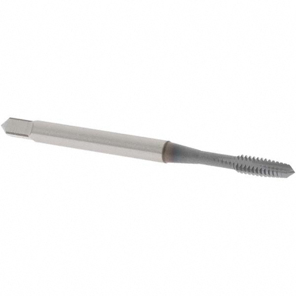 OSG 1759108 Spiral Point Tap: #4-40, UNC, 2 Flutes, Plug, Powdered Metal, TiCN Finish Image