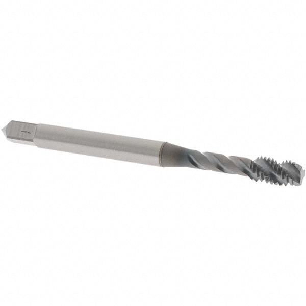 OSG 1722508 Spiral Flute Tap: #10-32, UNF, 3 Flute, Modified Bottoming, Vanadium High Speed Steel, TICN Finish Image